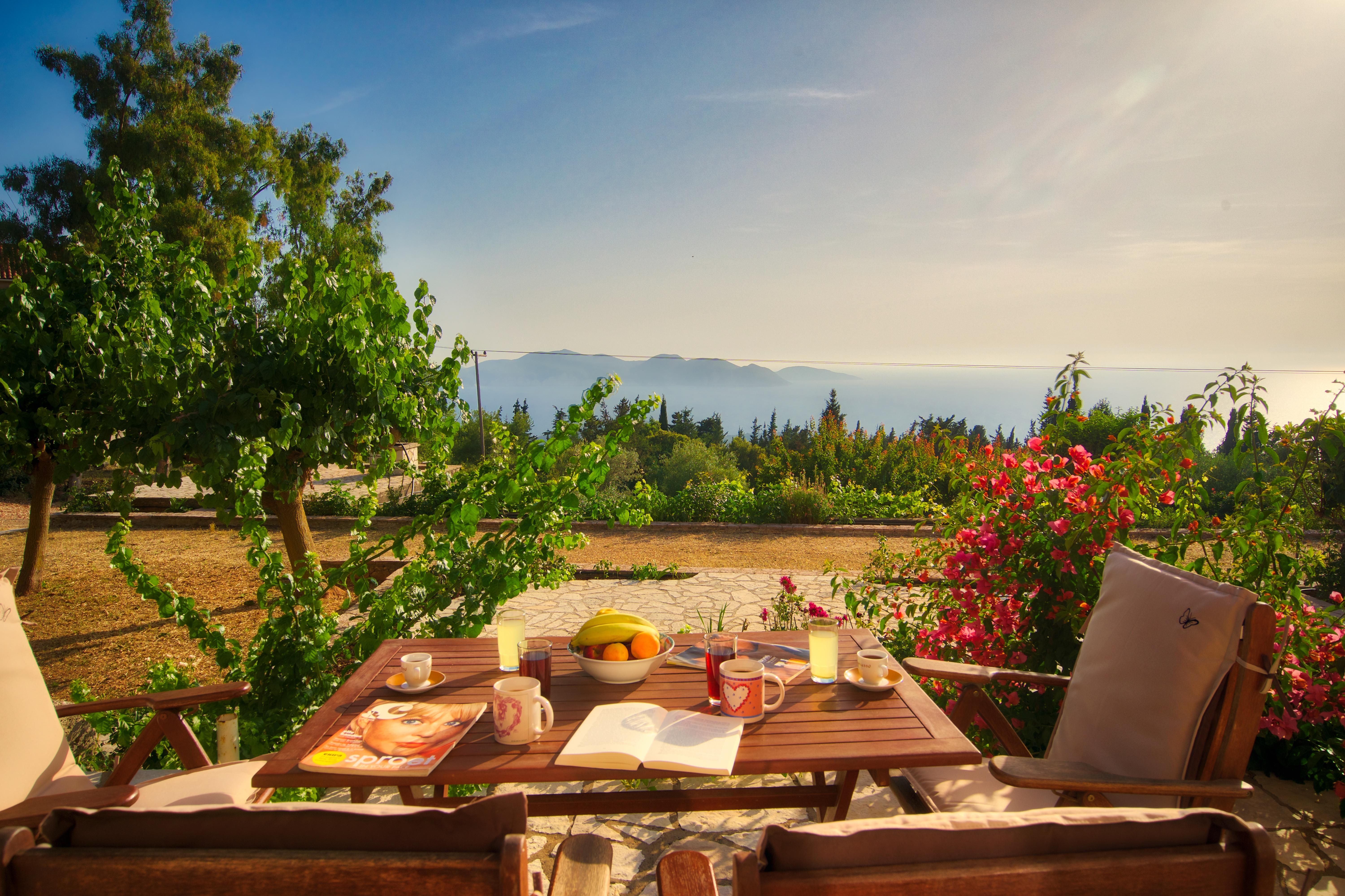 Studios Vrionis Panoramic Sunset Mesovounia  ภายนอก รูปภาพ
